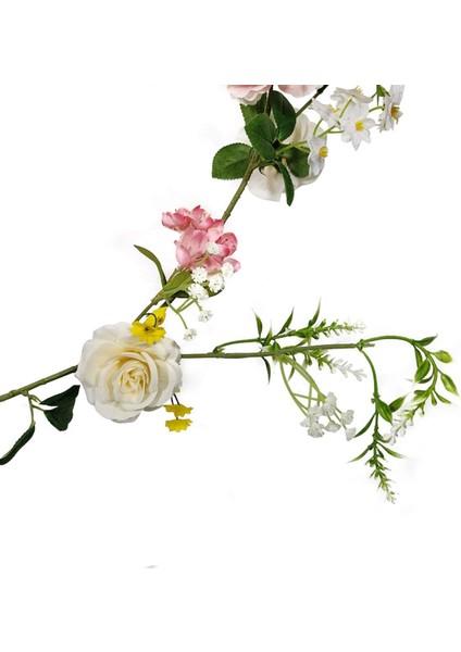 Esinti Yapay Çiçek Çelenk 6 Ft Çiçek Çelenk Karışık Gül Yaprağı Çelenk (Yurt Dışından) fırsatları