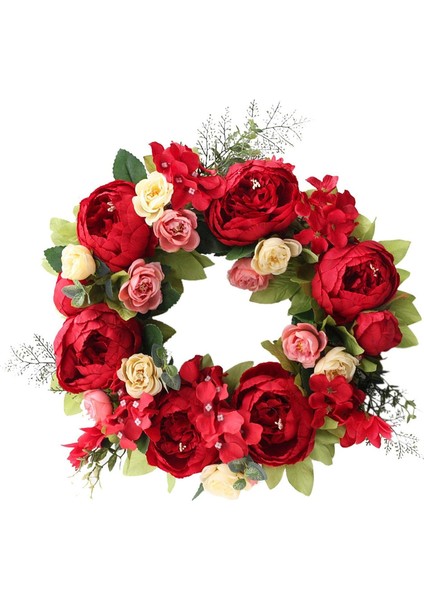 Esinti Dekoratif Çelenk Duvar Çelengi Açık Kapı Çelengi Şakayık Asma B Için El Yapımı Çelenk (Yurt Dışından)