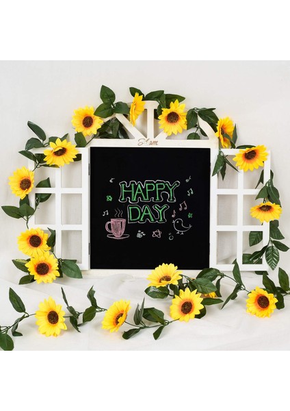 3'lü Paket Yapay Ipek Ayçiçeği Çelenkleri Yapay Ayçiçeği Sarmaşıkları (Yurt Dışından) fiyatları