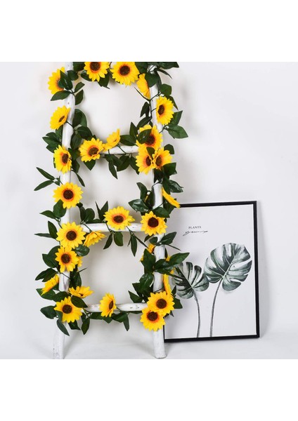 3'lü Paket Yapay Ipek Ayçiçeği Çelenkleri Yapay Ayçiçeği Sarmaşıkları (Yurt Dışından) modelleri