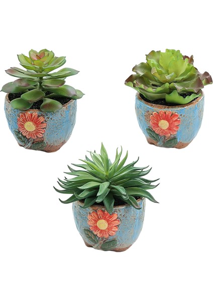 Esinti Parçası Simülasyon Etli Bonsai Yaratıcı Dekorasyon Çiçek Yemek Masası Kapalı Bitki (Yurt Dışından)