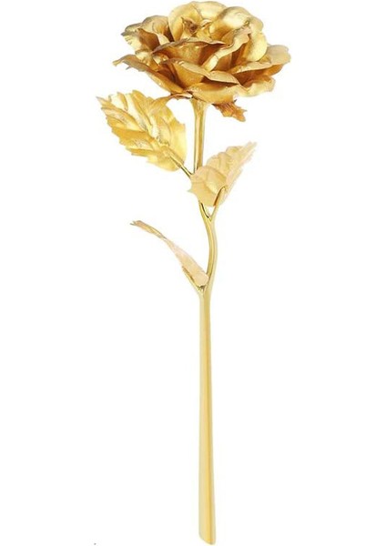 Auelife 24K Altın Gül Uzun Kök Altın Folyo Yapay Gül Çiçek Ma Için (Yurt Dışından) fiyatları