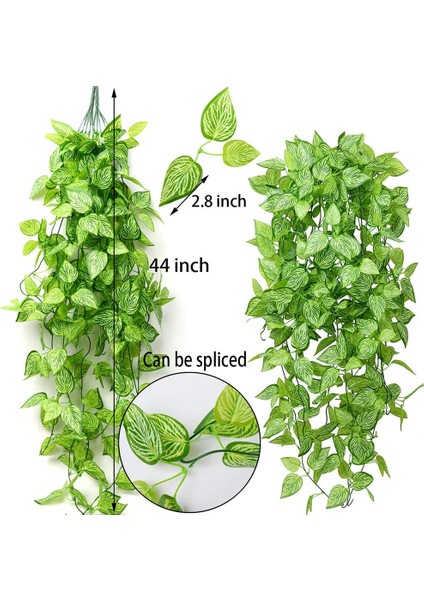 Esinti Parçası Yapay Asılı Sarmaşık Bitkileri, Sahte Asma, Sarmaşık Yaprakları, Çelenk (Yurt Dışından) modelleri