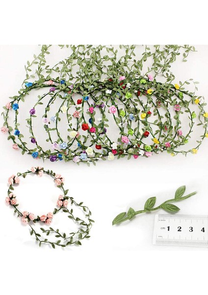 3 Cilt Yapay Simülasyon Rattan Yaprak, Altın/gümüş/yeşil (Yurt Dışından) fırsatları