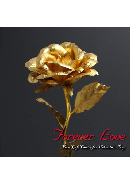 Auelife 24K Altın Gül Uzun Kök Altın Folyo Yapay Gül Çiçek Ma Için (Yurt Dışından) fırsatları