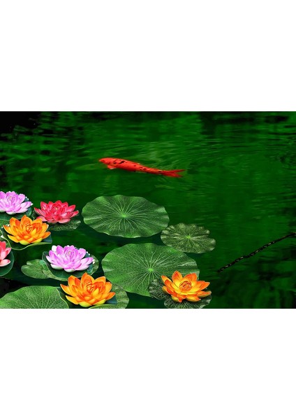 Esinti Parçası Havuz Için 7 Inç Yapay Yüzen Köpük Lotus Çiçekleri, Realis (Yurt Dışından) fiyatları