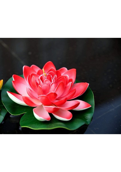 Esinti Parçası Havuz Için 7 Inç Yapay Yüzen Köpük Lotus Çiçekleri, Realis (Yurt Dışından) fırsatları