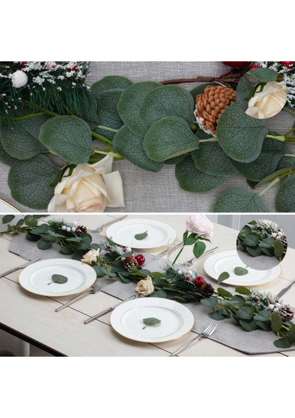 Esinti 6 Ft Yapay Okaliptüs Çelenk 146 Yapraklar Noel Yeşili G (Yurt Dışından) fiyatları