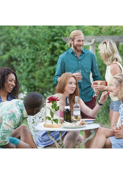 LED Işıklı Çanların Altında Yapay Güller (Yurt Dışından) modelleri