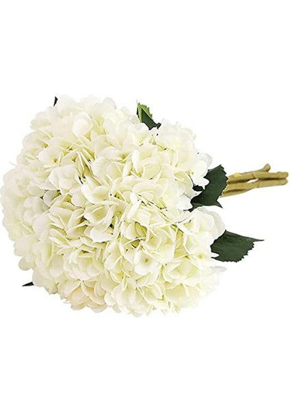 Tifuly Yapay Ortanca Çiçeği, 5 Adet Gerçekçi Tek Uzun Kök Ipek (Yurt Dışından)