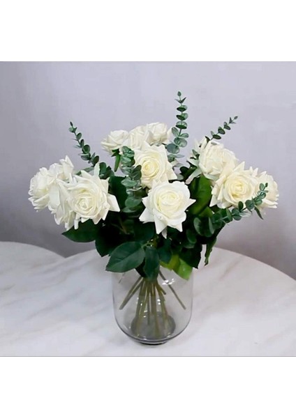 Esinti 5 Adet Yapay Okaliptüs Yaprağı Okaliptüs Yaprağı Parti Düğün Konfeksiyon Için (Yurt Dışından) fırsatları