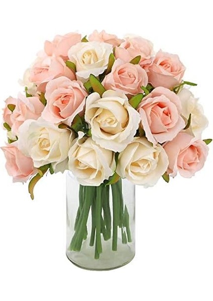 Esinti Yapay Gül Ipek Çiçek Sahte Çiçek Gelin Düğün Buketi Aile (Yurt Dışından)