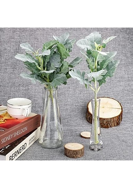 3'lü Kuzu Kulağı Yeşillik Bitki Seti, Yapay Yeşillik Dalları, Yapay Dallar (Yurt Dışından) indirimleri