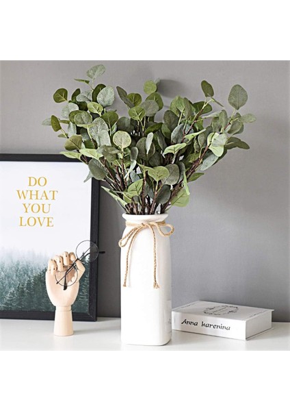 Yapay Yeşil Saplar, 6'lı Paket, Plastik Bitkiler, Ev Için Çiçekli Yeşil Saplar (Yurt Dışından) indirimleri