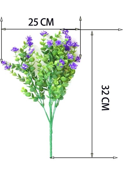 Dış Mekan Kullanımı Için 15 Demet Uv Işınlarına Dalı Yapay Çiçek (Yurt Dışından) modelleri