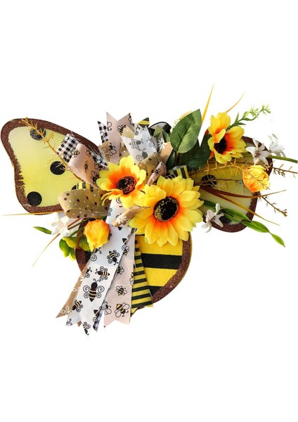 Bee Ayçiçeği Çelenk Bal Arısı Günü Dekorasyonu El Yapımı Yapay (Yurt Dışından) fiyatları