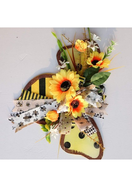 Bee Ayçiçeği Çelenk Bal Arısı Günü Dekorasyonu El Yapımı Yapay (Yurt Dışından) modelleri