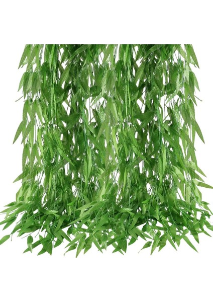 Esinti 50 Adet 6ft Yapay Söğüt Sarmaşık Yapay Bitki Vines Vine Garland (Yurt Dışından)