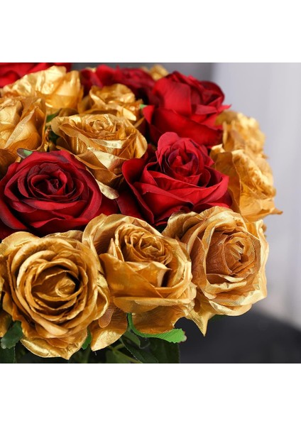 10 Parça Gül Yapay Çiçek Gerçekçi Tek Kök Ipek Gül Buketi H (Yurt Dışından) indirimleri