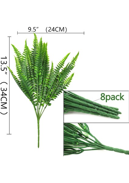 8 Yapay Çiçekler Dış Mekan Uv Dayanımlı Bitkiler 8 Dal Yapay (Yurt Dışından) modelleri