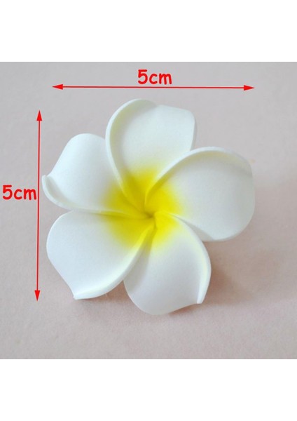 Esinti 100 Adet Beyaz Köpük Hawai Frangipani Yapay Plumeria Yaprakları (Yurt Dışından) fiyatları