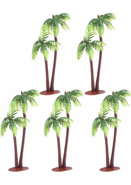 Esinti 5 Adet Mini Hindistan Cevizi Ağacı Mikro Manzara Dıy Süsler Akvaryum Dekorasyonu (Yurt Dışından)