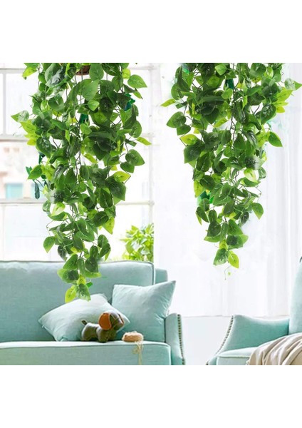 Piece Yapay Asma Bitkiler 1.1m Yapay Sarmaşık Asma Yapay Sarmaşık Yaprağı (Yurt Dışından) indirimleri