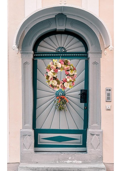 Şakayık Bahar Dış Mekan Ön Kapı Çelenkleri, El Yapımı Çelenkler (Yurt Dışından) modelleri