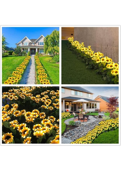 Esinti Güneş Işığı Bahçe Ayçiçeği Güneş Işıkları, LED Dış Mekan Işıkları, Yol Lambası Aralık (Yurt Dışından) indirimleri