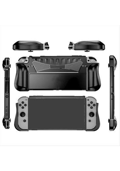 Nintendo Anahtarı Için Takılabilir Kılıf OLED Yumuşak Silikon Ergonomik Kavrama Koruyucu Kabuk Kapak Oyun Aksesuarı Beyaz (Yurt Dışından) fiyatları