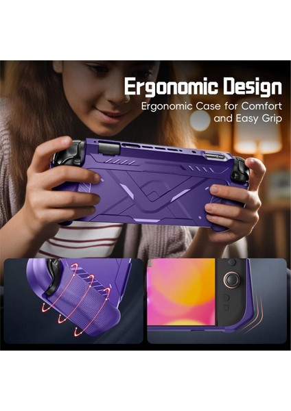 Nintendo Switch 2 Için Ergonomik Koruyucu Kılıf Sert Ön Kapaklı Şok Emici Kılıflı Kaymaz Kavrama (Yurt Dışından) fırsatları