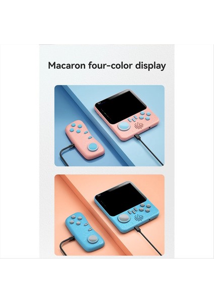 Macaron Renk 3.5 Inç Tft Renk Ekran Taşınabilir Retro Nostaljik El Konsolu Hd Renk Desteği Önceden Yüklenmiş 666 Oyun B (Yurt Dışından) indirimleri