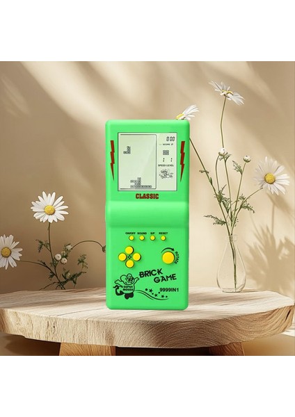 Nostaljik Cep Oyunu Klasik Retro El Oyunları Tetris Konsolu Için Çocuk Makinesi Çocuk Bulmaca Oyuncaklar Yeşil (Yurt Dışından) modelleri