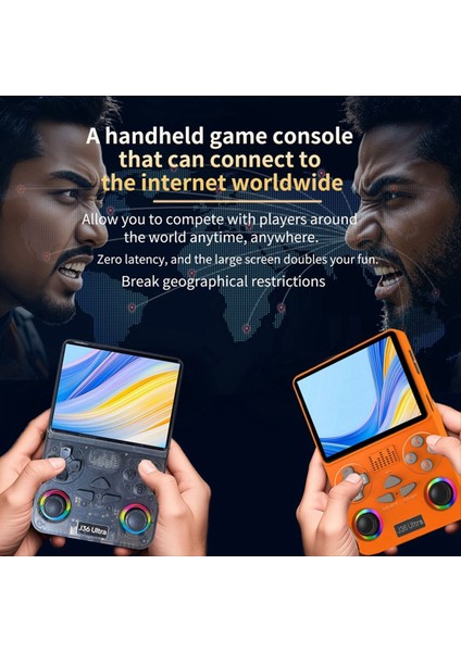 J36 Ultra Handheld Retro Oyun Konsolu 64G 20000 Oyunlar 3.5 Inç Video Taşınabilir Oyun Oyuncusu 20+ Simülatör B&#39;yi Destekliyor (Yurt Dışından) fırsatları