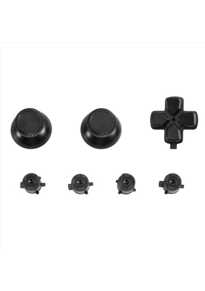 1 Takım Ps5 Denetleyicisi Için Tam Set Metal Çapraz Yön Düğmesi Abxy Anahtar Ps5 Manalog Thumbsticks Kap Onarım Parçaları B (Yurt Dışından)