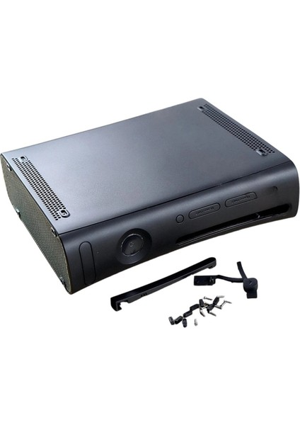 Xbox 360 Için Komple Konut Shell Kılıf Kiti Xbox 360 Phat Oyun Konsolu Için Yağ Aksesuarları Siyah (Yurt Dışından)