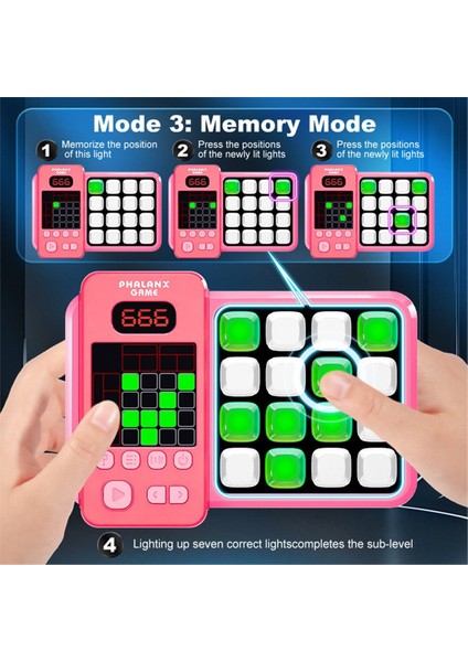 Taşınabilir Çocuk Palmiye Bulmaca Mücadelesi Oyun Makinesi Hız Itme ve Oyna Mantık Düşünme Fidget Duyusal Oyuncak (Yurt Dışından) indirimleri