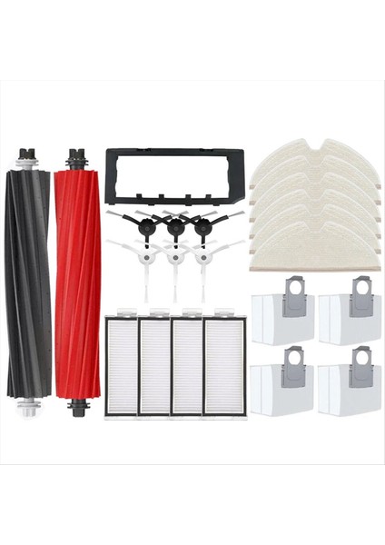 Roborock Q8 Için Max Q8 Max+ Q5 Pro Q5 Pro+ Yedek Parçalar Aksesuarlar Ana Yan Fırça Hepa Filtre Mop Toz Çantası (Yurt Dışından)