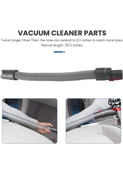 Dyson V7 V8 V10 V11 V12 V15 V15 Vakum Süpürge Tracess Toz Çıkarma Yumuşak Fırça+2 In1 Fırça+Uzatma Hortum Seti (Yurt Dışından) modelleri