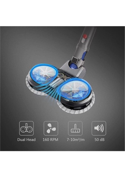 Mop Kafa Su Deposu Mop Pedler Dyson V10 Dijital Ince V12 Için Fırça Başı Slim Vakum Süpürge Tedavisi (Yurt Dışından) fiyatları