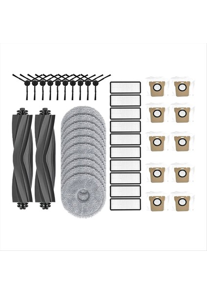 Dreame Bot L20 Ultra Robot Vakumlar Paspas Bezleri Paçavralar Hepa Filtre Toz Torbaları Aksesuarları Yedek Yedek Parçalar (Yurt Dışından) fırsatları