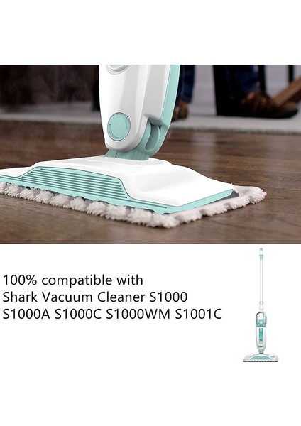4 Köpekbalığı Steam Mop S1000 S1000A S1000C S1000WM S10001C Köpekbalığı Steam Pot Pedleri Değiştirme (Yurt Dışından) modelleri
