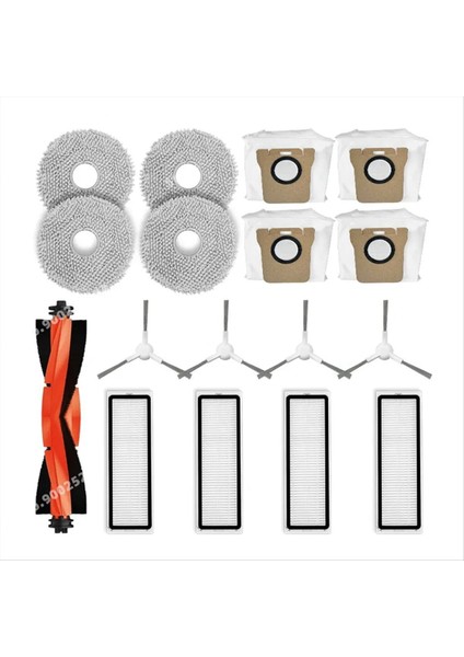 Xiaomi Robot Vakum Için X20+ / X20 Artı Yedek Parçalar Ana Yan Fırça Hepa Filtre Mop Bez Tuz Torbaları Aksesuarlar (Yurt Dışından)