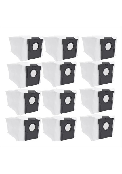 12PCS Dreame X30 Pro Için Toz Çantası / X30 Pro Ultra S30 Robot Vakum Temizleyici Yedek Parçalar (Yurt Dışından)