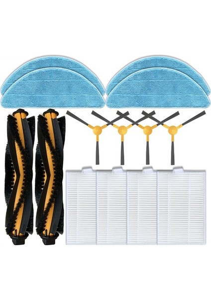 Liectroux C30B XR500 E30 Için, Proscenic 800T 820T 830T 820S Robot Vakum Parçaları Hepa Filtre Ana Yan Fırça Mop Bezi (Yurt Dışından)