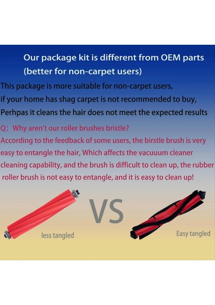 Roborock Q5+ Plus Yedek Aksesuarlar Kiti Vakum Temizleyici Ana Yan Fırça Hepa Filtreleri Toz Çantaları (Yurt Dışından) fırsatları