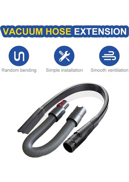 Dyson V7 V8 V8 V8 V10 V11 V15 Için Hortum Aksesuarları, Esnek Crevice Nozul Adaptör Hortum Kiti Temizleme Köşeleri ve Alanı (Yurt Dışından) fiyatları