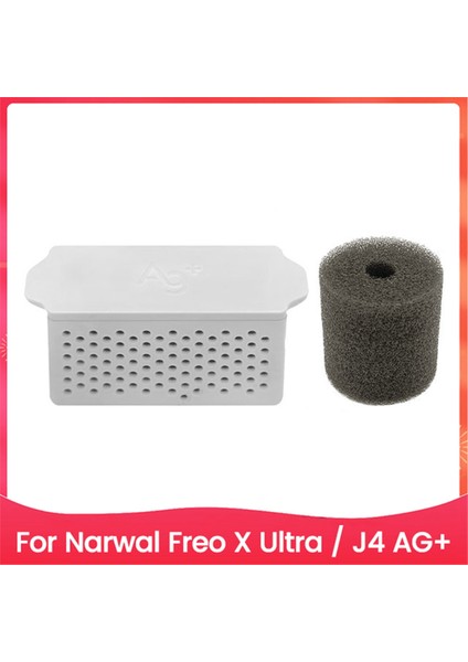 Narwal Freo x Ultra/j4 Robot Ag+ Sterilizasyon Gümüş Iyon Modülü Su Tankı Köpük Filtresi Vakum Temizleyici Aksesuarları, B (Yurt Dışından)