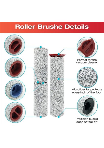 Roborock Dyad Pro Islak Kuru Vakum Süpürge Yedek Parçaları Için Fırça Silindir ve Vakum Süpürge Filtresi (Yurt Dışından) indirimleri