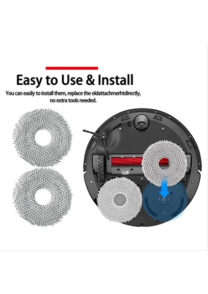 Roborock Qrevo Curv /P20 Pro Vakum Parçaları Için Aksesuarlar Ana Silindir Yan Fırça Hepa Filtre Mop Bez Toz Çantası (Yurt Dışından) fırsatları